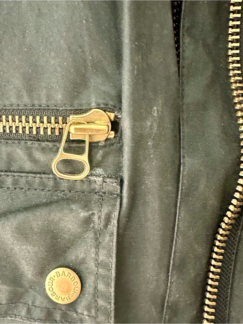 Barbour Gunnerside Wax Jacket Black Size 8 Gently Used - Picture 7 of 15